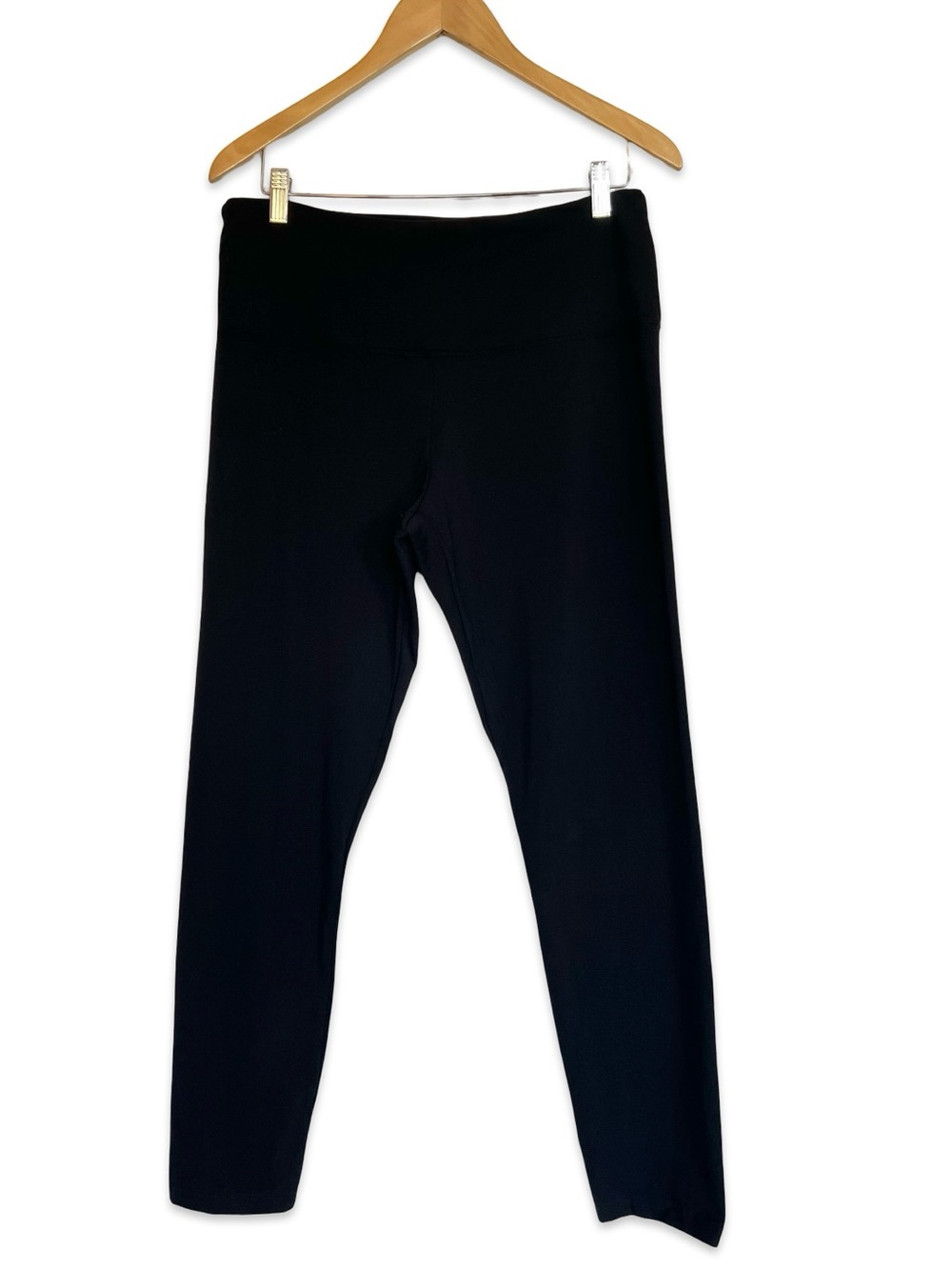 Natural Reflections black pull on stretch pant Size L NWOT Comfort Elastic waist